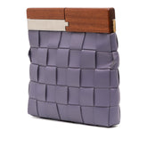 Lambskin Maxi Intrecciato The Snap Clutch